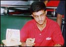 Saurav Ganguly at Pizza Corner