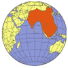 Insat 2E's zonal beam coverage