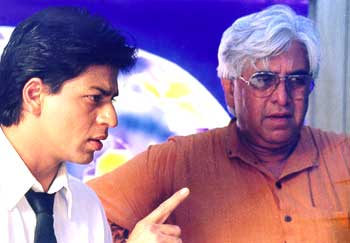 Shah Rukh Khan and Aziz Mirza