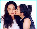 Hema Malini and Esha Deol