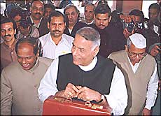 Yashwant Sinha's third budget