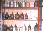 Concentrates like rose, jasmine and lavender on display at a Kannauj perfumer's shop. Photographs by Alka Singh