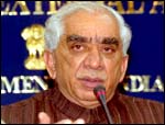 Finance Minister Jaswant Singh