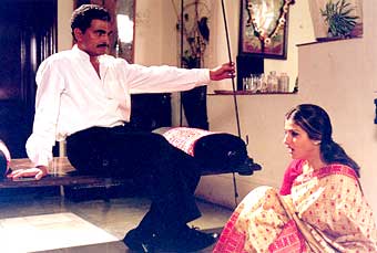 Sayaji Shinde and Raveena Tandon