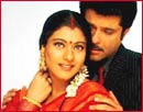 Anil Kapoor and Kajol in Hum Aapke Dil Mein Rahte Hain