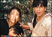 Karisma Kapoor, Shah Rukh Khan in Shakti