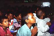 Children praying